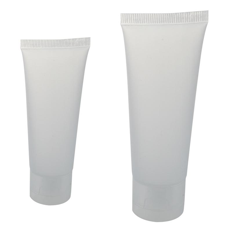 

20PCS Dull Polish Empty Cosmetic Soft Tube Travel Makeup Container (50ML (10.5x5.2x2.8cm)& 15ML(8.5x3.7x2.2cm