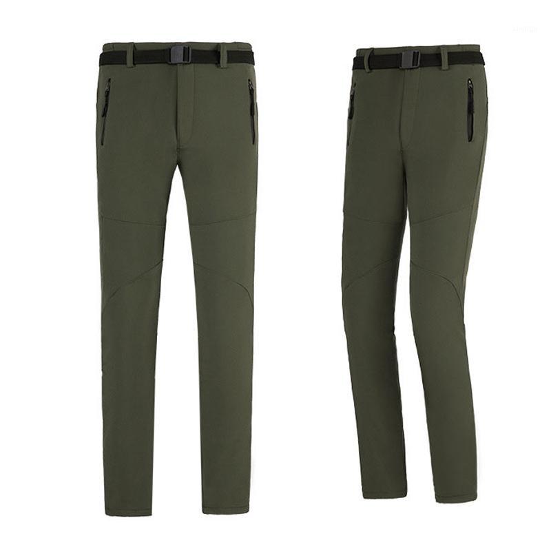 

Men Women Thick Pants Waterproof Hiking Pants High Quality Camping Fishing Autumn Winter Windproof Warm Trousers Teenager Adults1, Black(men)