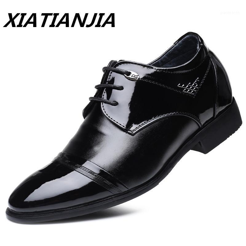 

Invisible Heightening 6cm Leather Formal Shoes Men Oxford Shoes For Men Wedding Dress Party Social Business Chaussure Homme1, Black 5815-55