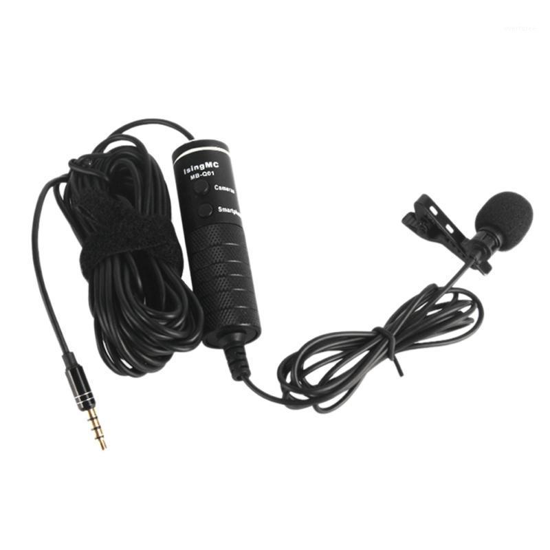 

Lavalier Microphone Rechargeable Omnidirectional Condenser Clip-on Mic with LED Indicator for Recording Vlog1
