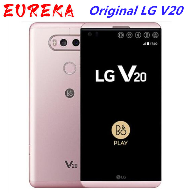 

Original Unlocked LG V20 H918/US996 phones Quad Core 5.7Inches 4GB RAM 64GB ROM 16MP LTE Fingerprint Android phone, Pink