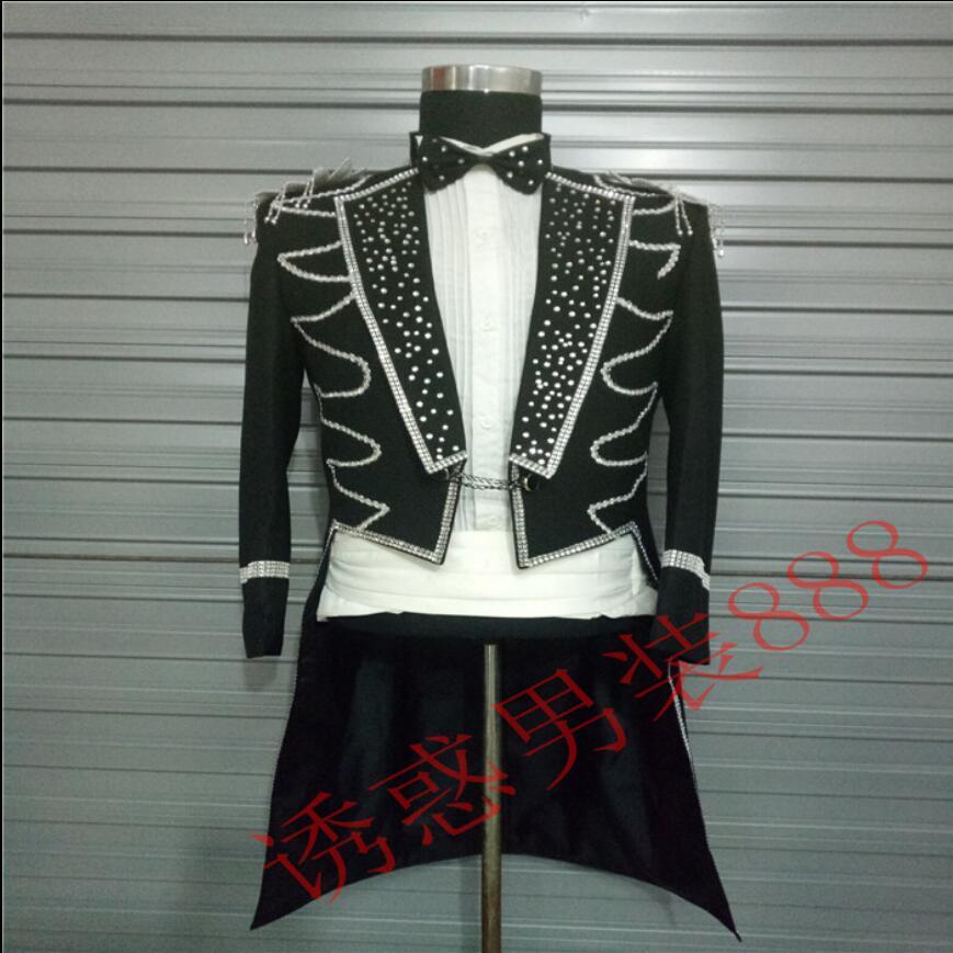 

2020 Suit Magic Tuxedo Man Hosting Photo Wedding Bar Singer Suits Formal Dress Stage Attire 4ftx, Jacket