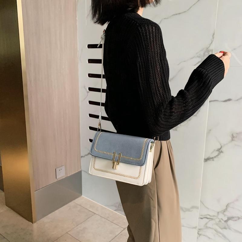 

2021 New Mini Handbags Women Fashion Ins Ultra Fire Retro Wide Shoulder Strap Messenger Bag Purse Simple Style Crossbody Bags, Black