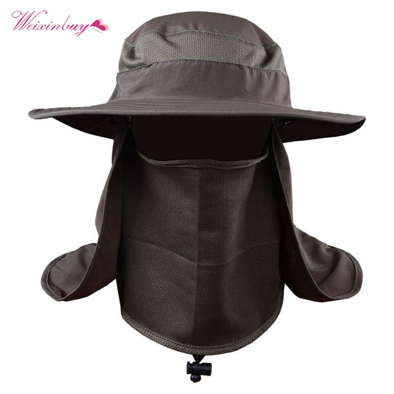

Summer Unisex Bucket Hats Outdoor Fishing Hiking Unisex Wide Brim Hat UV Protection Cap Sombrero Outdoor Hats For Men Women, Jg