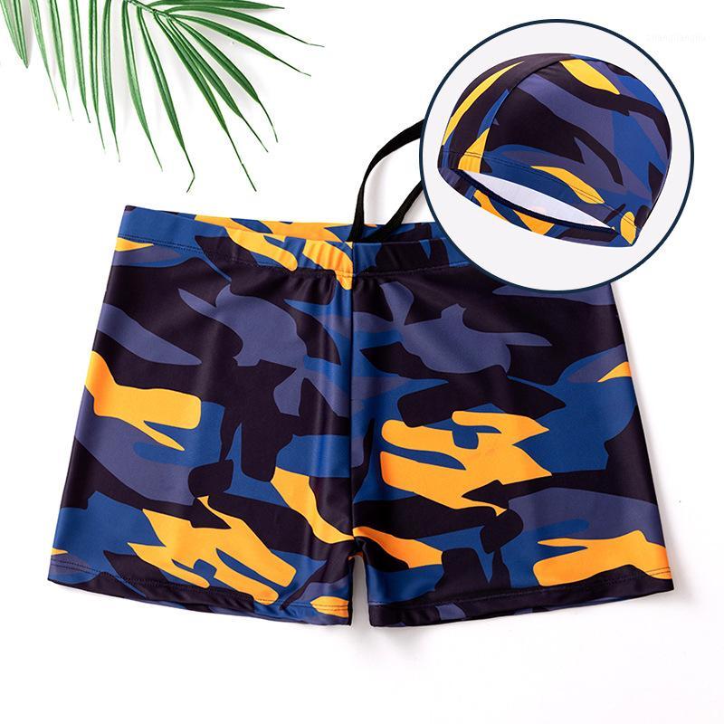 

Breathable Surfing Shorts Camouflage Print Swimsuit Stretch Boxer Casual Fitness Swimwear Fitness Trunks Swimming Pool Boy Men1