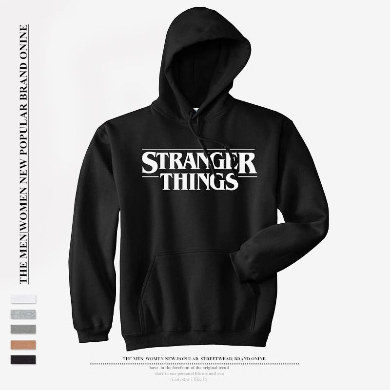men's stranger things moletom com capuz