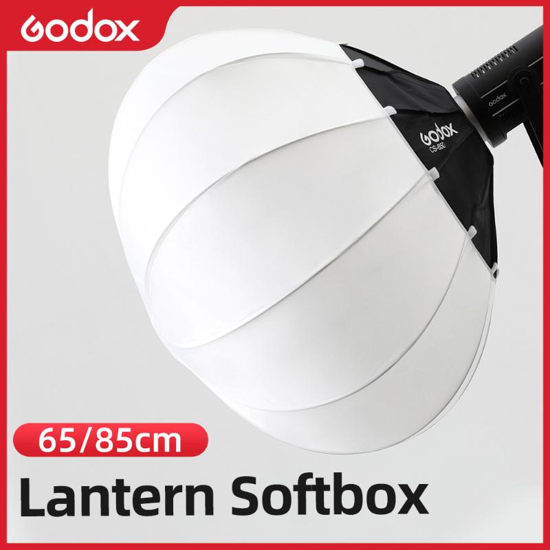 

Godox CS-65D 65cm or CS-85D 85cm Lantern Foldable Quick-install Portable Round Shape Softbox Light for Bowens Mount Studio Flash