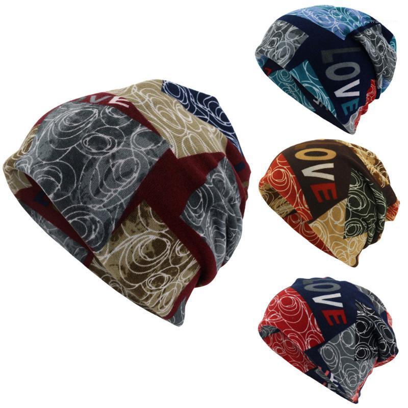 

Women Letter Print Scarf Beanie Cap Casaul Outdoor Convertible Windproof Hats fashion Leisure Wild Comfortable Early Spring 20201, Khaki