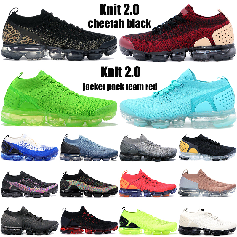 

New fly 2.0 1.0 mens Boots shoes cheetah triple black jacket pack team red beige gold knit men women sneakers trainers, With original shoe box