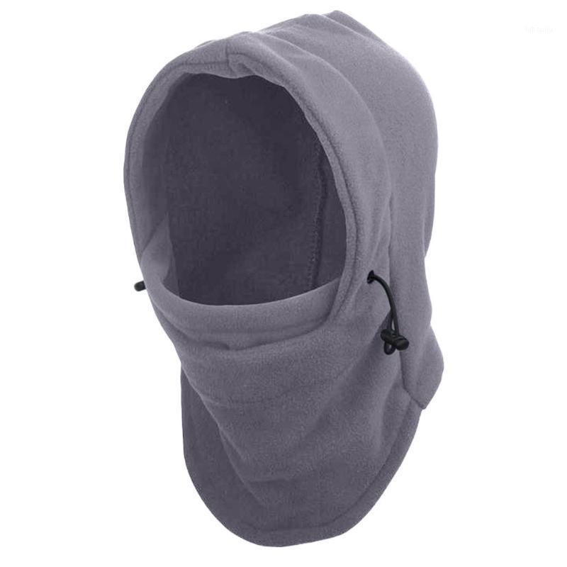 

New Fashion Unisex Winter Outdoor Riding Windproof Fleece Hood Mask Thick Warm Snow Cap Mask  Solid Cap Accessory1