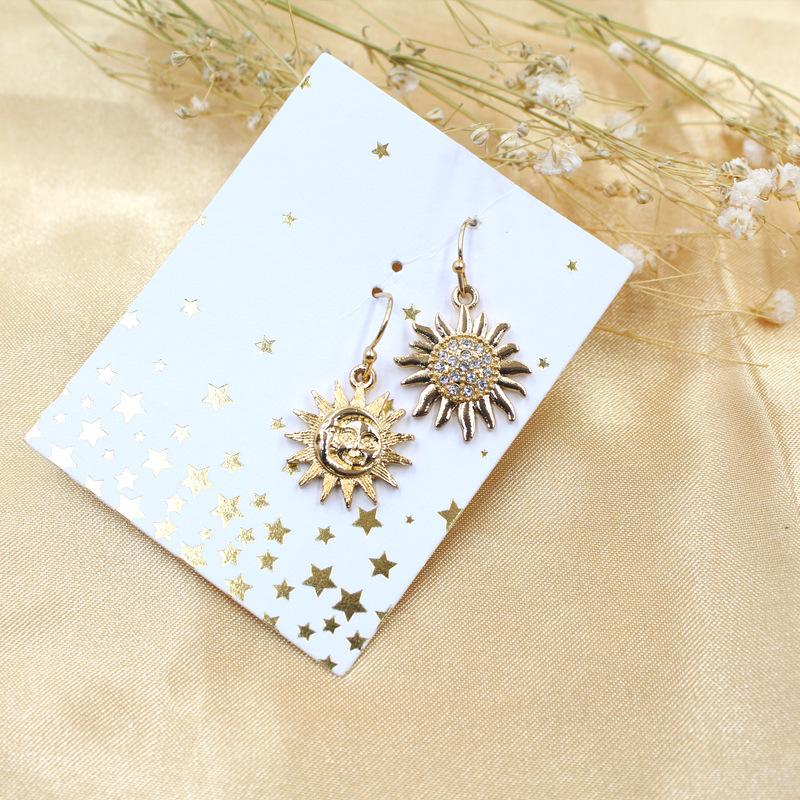 

sunflower stud earrings female euramerican popularity is small adorn article hook earrings sell like hot cakes