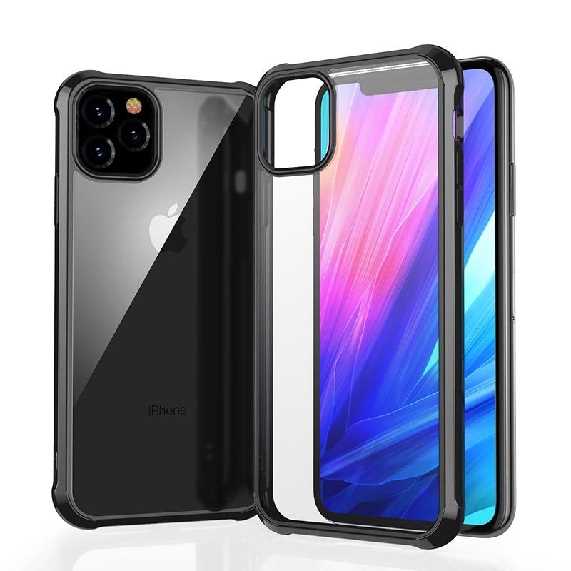 

For iPhone 11 Pro Max Transparent Case Shockproof Soft TPU Clear Phone Cases Back Cover For iPhone XR XS 6 7 8 Plus
