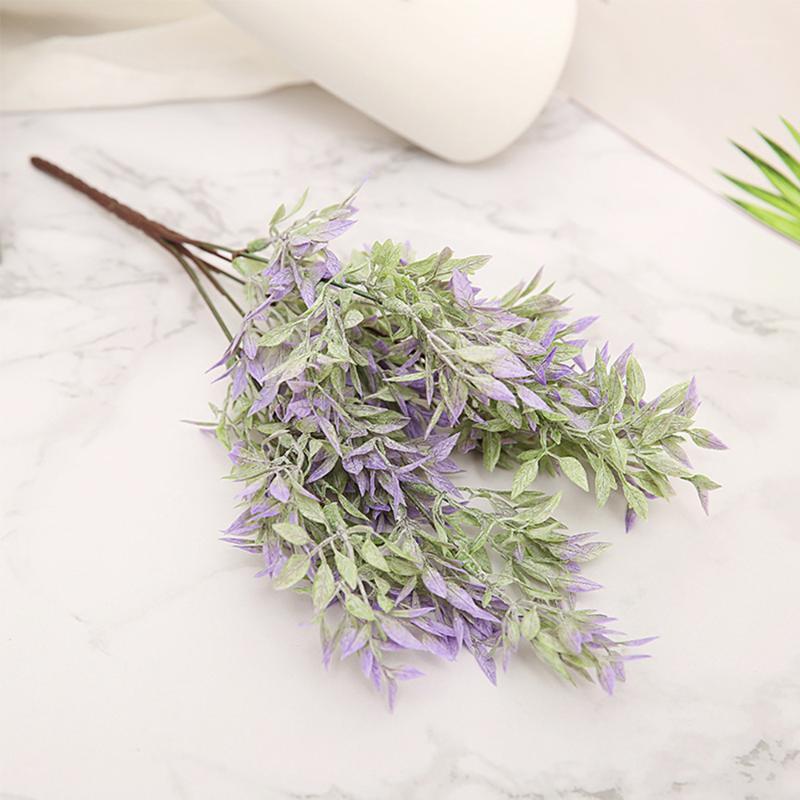 

3PCS 33cm Artificial Leave Pepper Leaf For Grass Silk Flower Decoration Flower Arranging Lawn Engineering Simulation Plants1, Light green