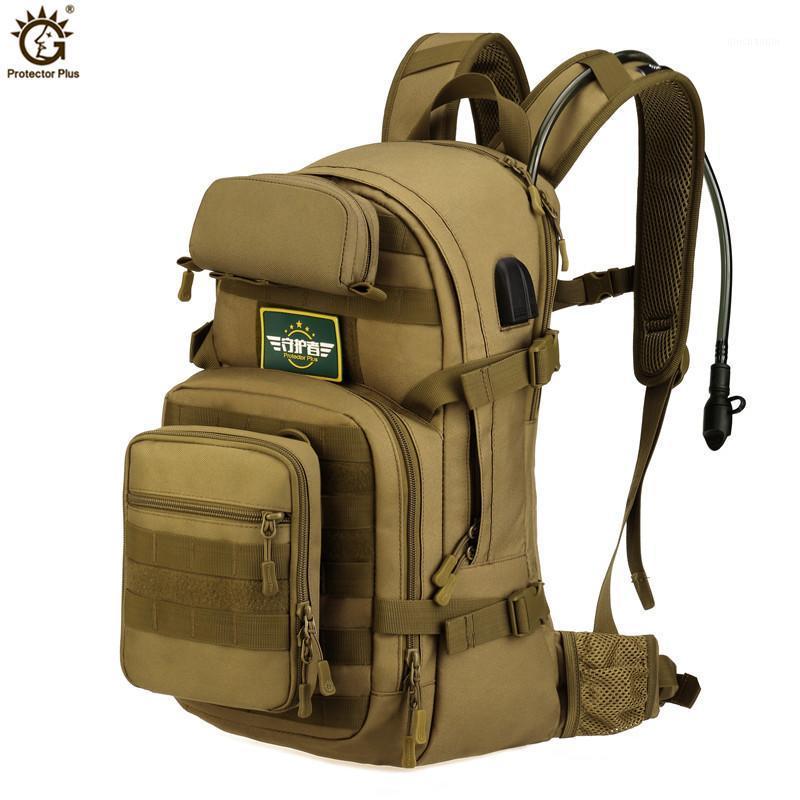 

USB Charging 25L Backpack Army Tactical Backpack Outdoor Trekking Camping Hiking Camouflage Bag Cycling Bike Bag1, Jungle digital