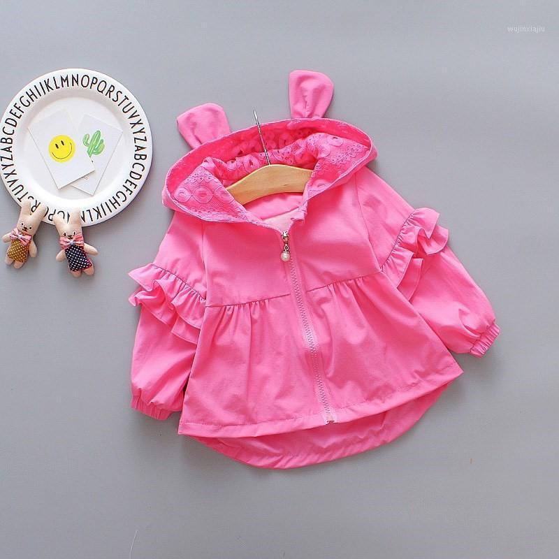 

Jacket For Girls Children's Hoodies Outerwear Kids Lace jackets For Girl Spring Autumn Pink Kids Coat1