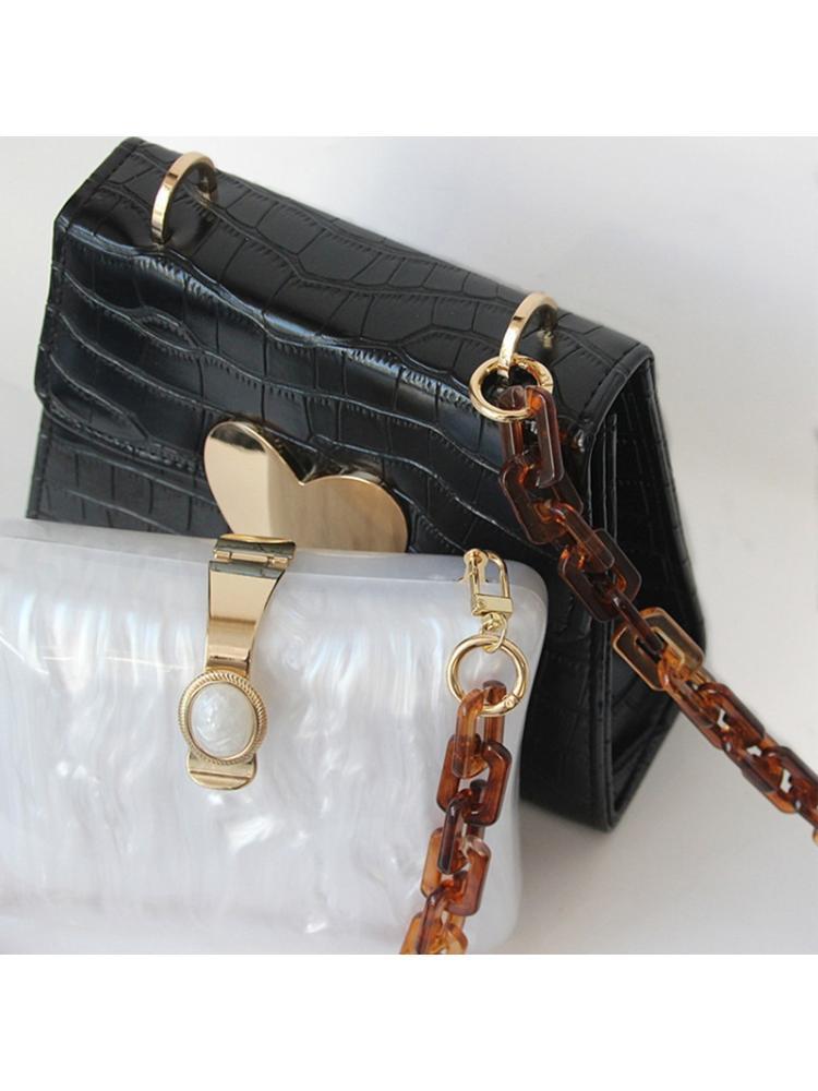 

45/80/120cm Acrylic Handle Strap Replacement for Handmade Beach Bag Bucket Handb M5TE