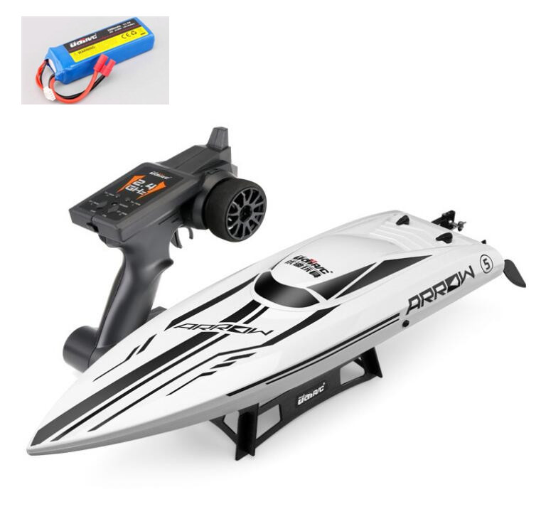 

Extreme Speed Brushless Remote Control Boat Speedboat 2.4G 55KM/H 200M 64CM Large Waterproof Ship Over Reset Smart RC Boat Model, Black