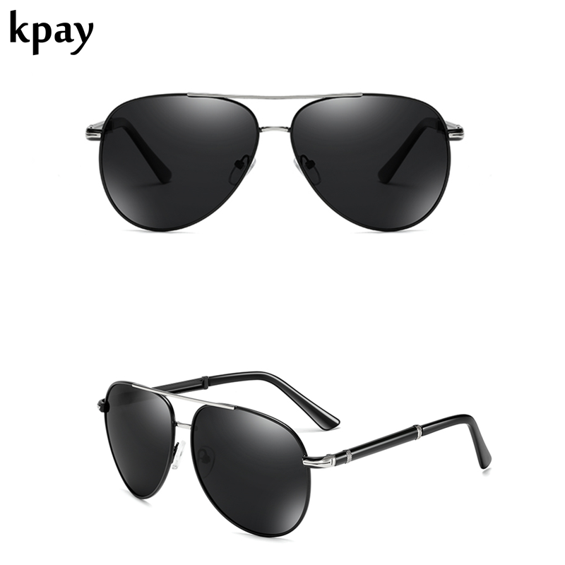 

Fashion Vintage Pilot Sunglasses Men Polarized UV400 Metal Pilot Sun Glasses For Driving Fishing Eyewear Gafas De Sol Hombre