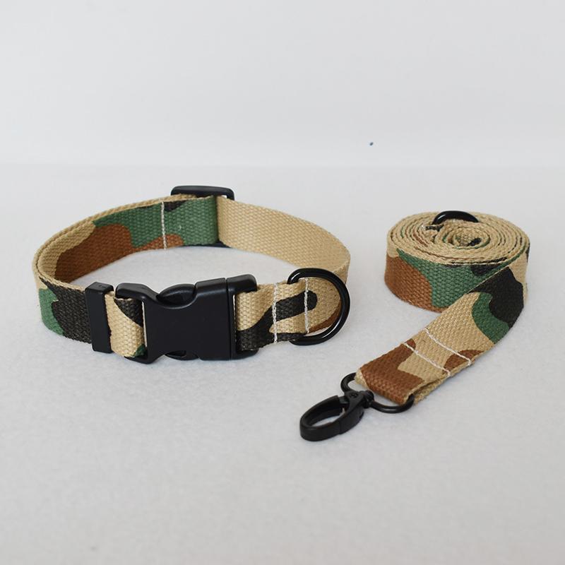

Yellow camouflage dog collar and Dog leash for Dogs Custom Collars Engraved Nameplate Pet Supplies custom necklace