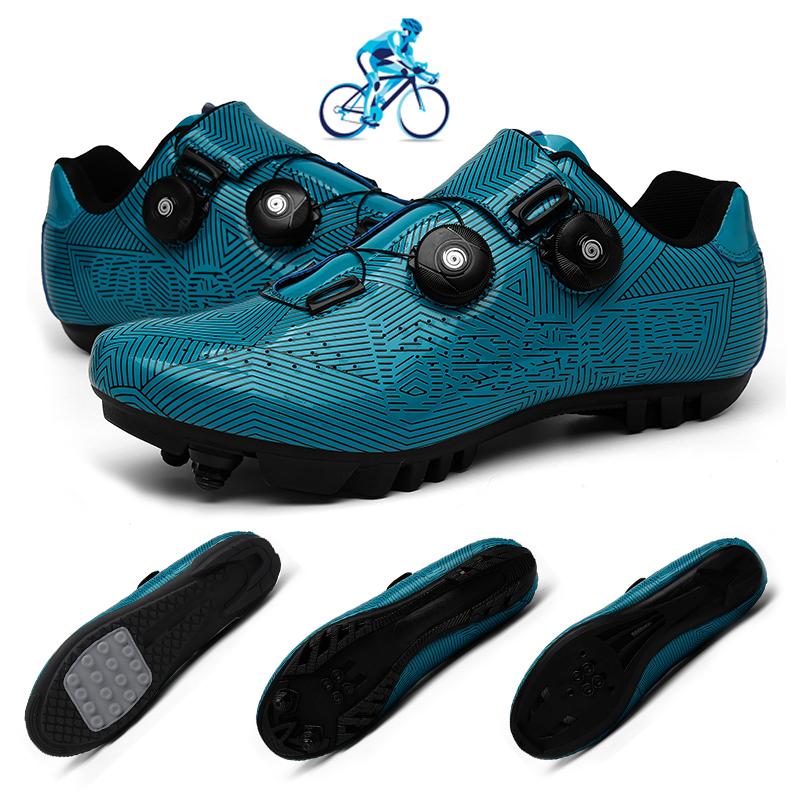 

Men Cycling Shoes Outdoor Sports sapatilha ciclismo Self-locking Nonslip Mountain Bike Sneakers Racing Women SPD Bicycle Shoes, Lb lockless shoes