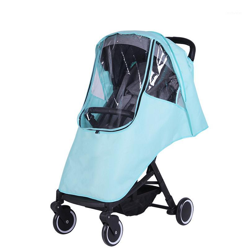 

Baby Stroller Accessories Universal Waterproof Rain Cover dustcover Wind Dust Shield Zipper Open For Kinderwagen Pram1