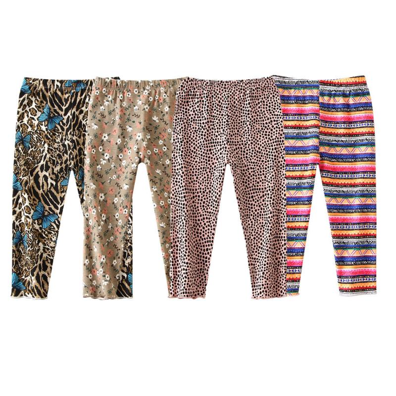 

Leggings & Tights Kids Pants Printed Legging Girls Trousers For Elasticity Breathable Soft Print Baby, Blue