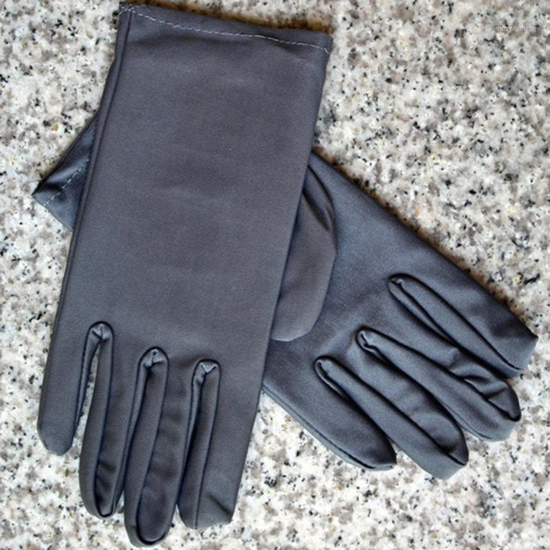 

Summer super-elastic Short Gloves Design Sun-shading Sunscreen Oversleeps Slip-resistant Gloves Female1