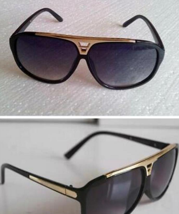 

1Pcs High Quality Brand Sun glasses Evidence Sunglasses Designer Glasses Eyewear mens Womens Polished Black Sunglasses come with box case