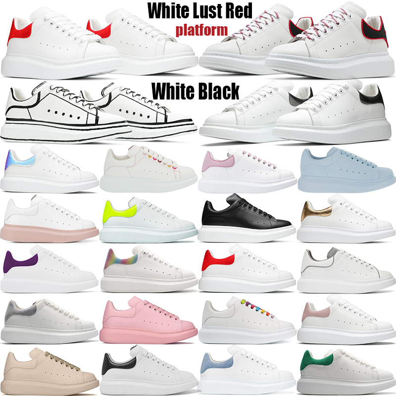 

2021 New Casual Shoes Trendy Womens Mens genuine Leather Suede Lace Up Black Velet Comfort Pretty Platform Sole Sneakers Platform Chaussures, Rose gold36-40