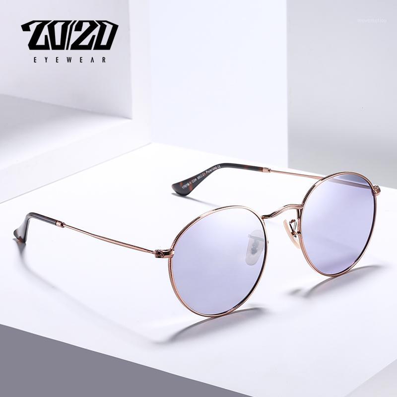 

20/20 Brand New Unisex Sunglasses Men Polarized Lens Vintage Round Metal Eyewear Accessories Sun Glasses for Women 17018-11