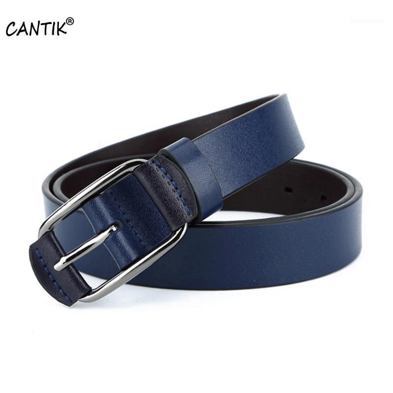 

Ladies High Quality Blue Cowskin Belts Leather Cover Alloy Pin Buckles Jeans Clothing Accessory Women 2.6cm Width FCA017, Black;brown
