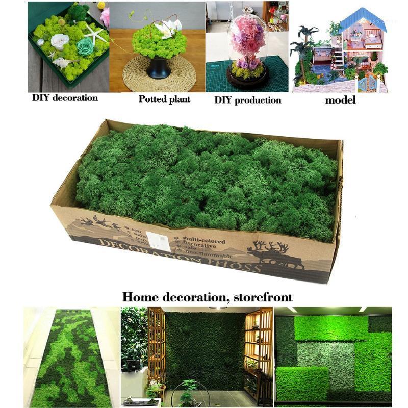 

24 Color 500g Natural Artificial Preserved Moss Real Plants For Home Garden Party Decoration Interior Decor1, Light pink