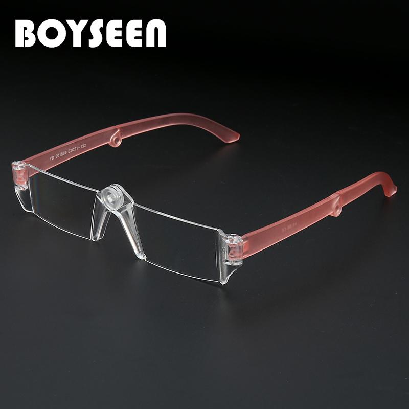 

BOYSEEN Degree Vision Glasses Magnifier Magnifying Eyewear Reading Glasses Portable Gift For Parents Presbyopic Magnification