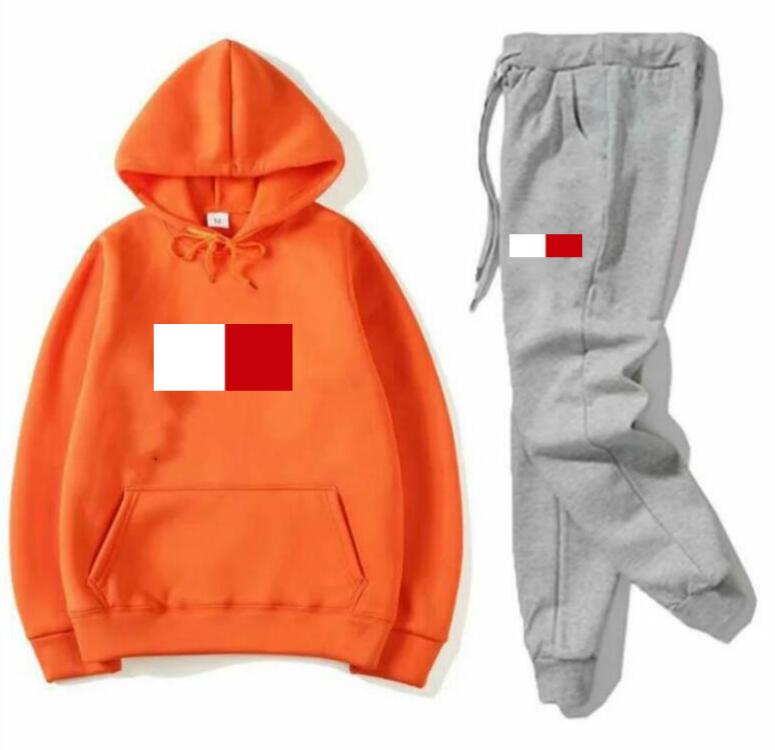 

Designer mens Sweat Suit Luxe Casual Fashion Autumn Winter Long Sleeved Two-piece Jogger Set Ladies Tracksuit sport Jogging Hoodies + pants, Gray