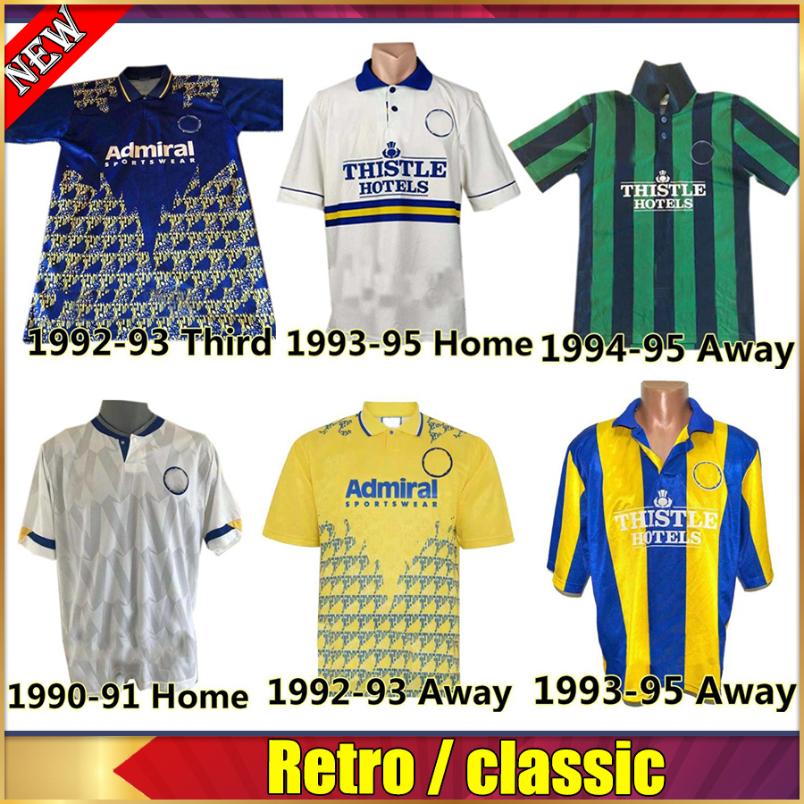 

HASSELBAINK LEEDS Retro Soccer Jerseys United 1972 78 89 90 91 92 93 95 96 97 98 99 00 01 02 SMITH KEWELL HOPKIN BATTY Classic Football shirt uniform top thai quality, 1978 home