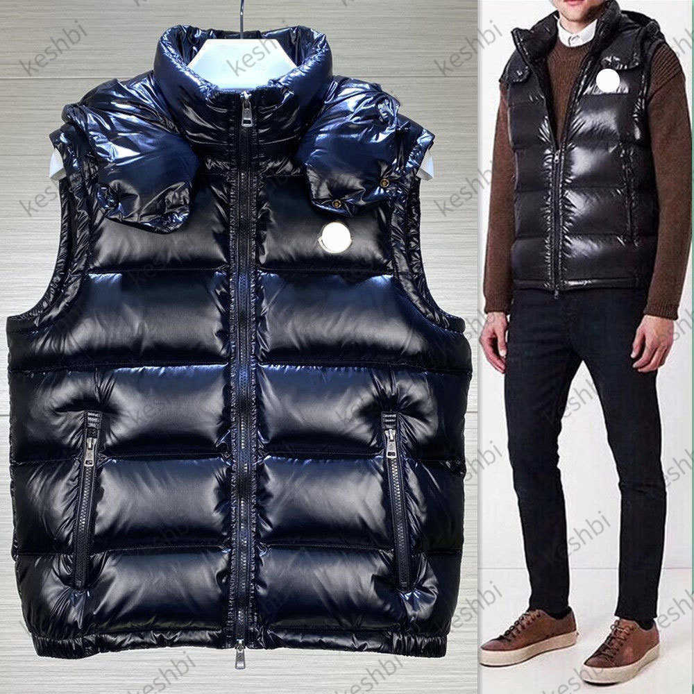 

2022 New Down Vest Coats Warm Windbreaker Sleeveless Puffer Jacket Parkas Oversized, Dark red