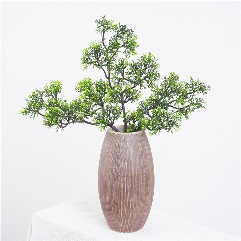 

2PC Artificial Plastic Grass Plant Fake Flower Wealth GrassWedding Flower Arrangement Christmas Home Decoration Simulation Plant, 466106