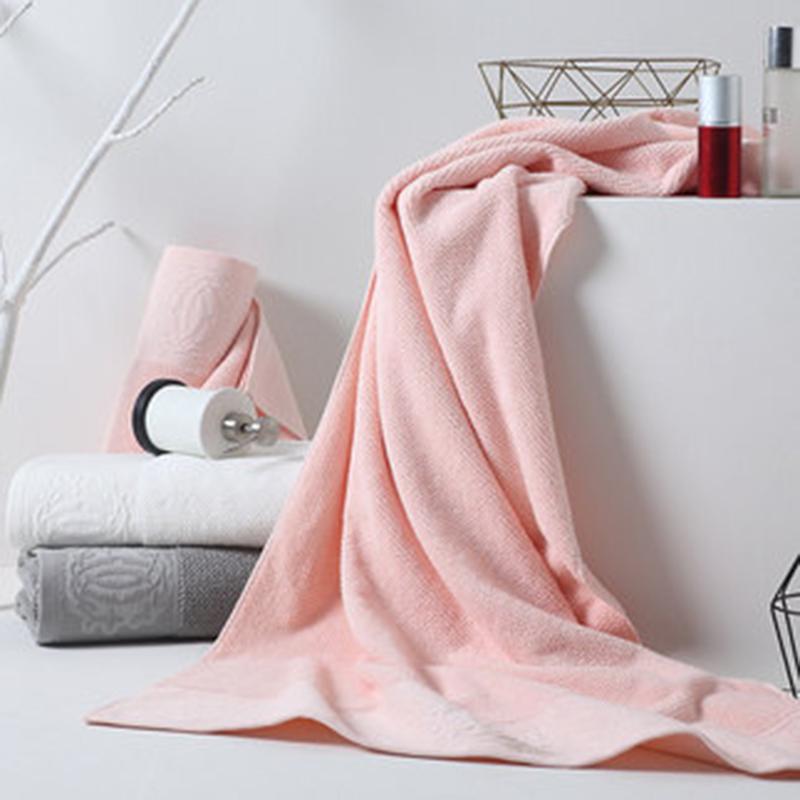 

Luxury Cotton Bath Towel Large Soft Absorbent Men Women Couples Jacquard Towel Wrapped Soft Pink Big Thick Bathroom 6MM46