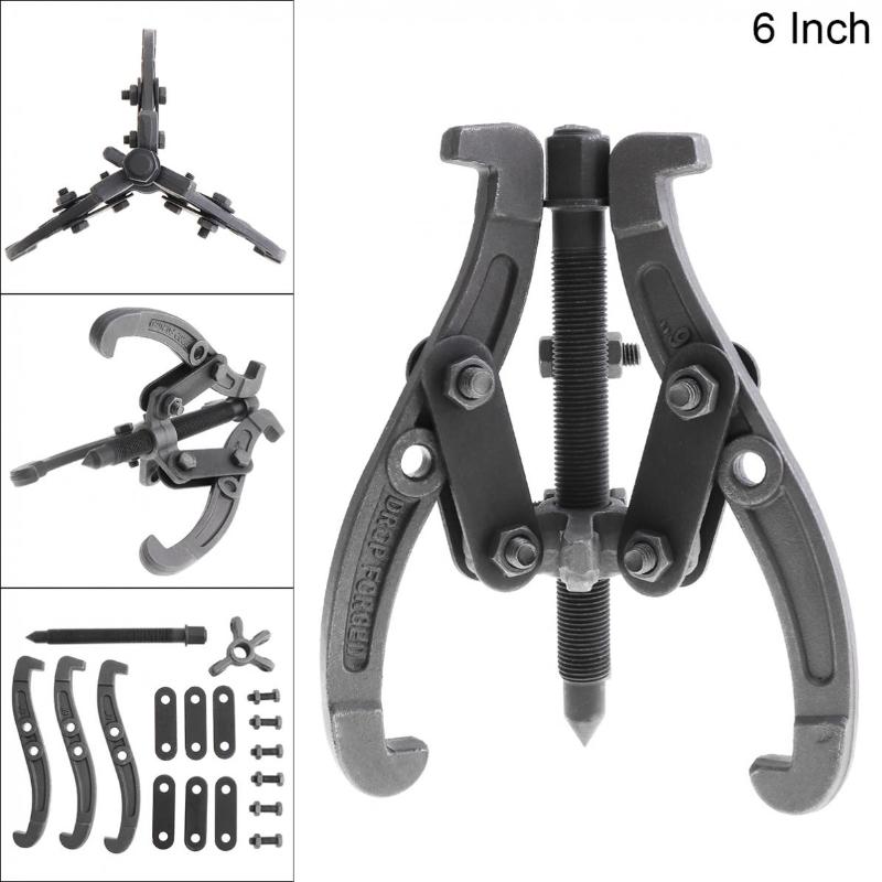 

6 Inch Multifunctional Standard Carbon Steel 2 / 3 Bearing Puller with 4 Single Hole for Car / Mechanical Repairing