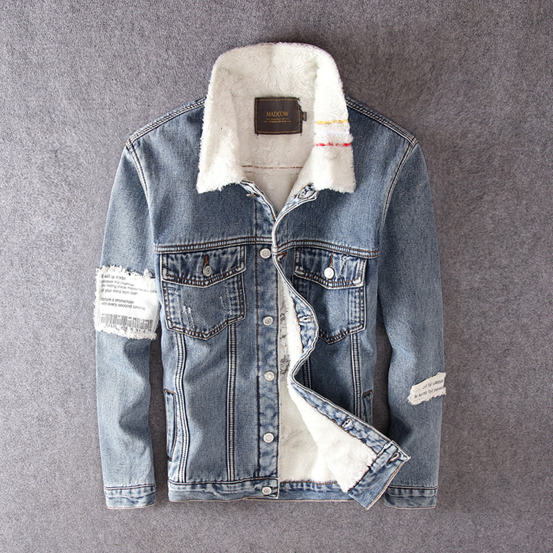 

2021 New Newly Fashion Winter Jackets Men Retro Blue Tiger Embroidery Designer Hip Hop Warm Denim Jacket Thick Coat Chaqueta Homme 0gg5, Retro blue no velvet
