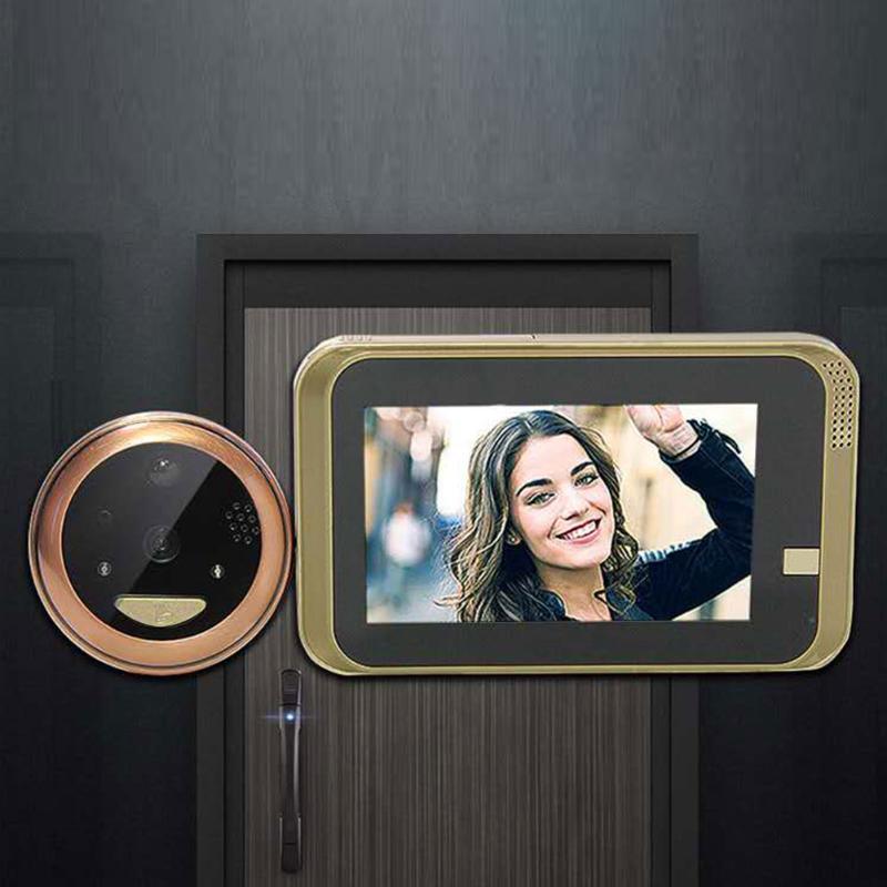 

Night Vision Home Zinc Alloy WIFI APP Control Security Two-way Talk Wide Angle Smart Anti-theft HD Infrared Video Doorbell