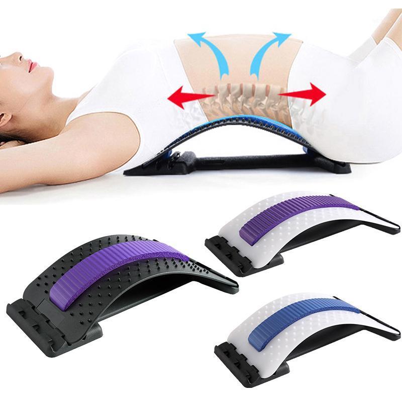 

Back Massage Stretcher Fitness Massage Equipment Support Waist Spine Relax Pain Relief Adjustable Hunchback Lumbar Stretch Tools1