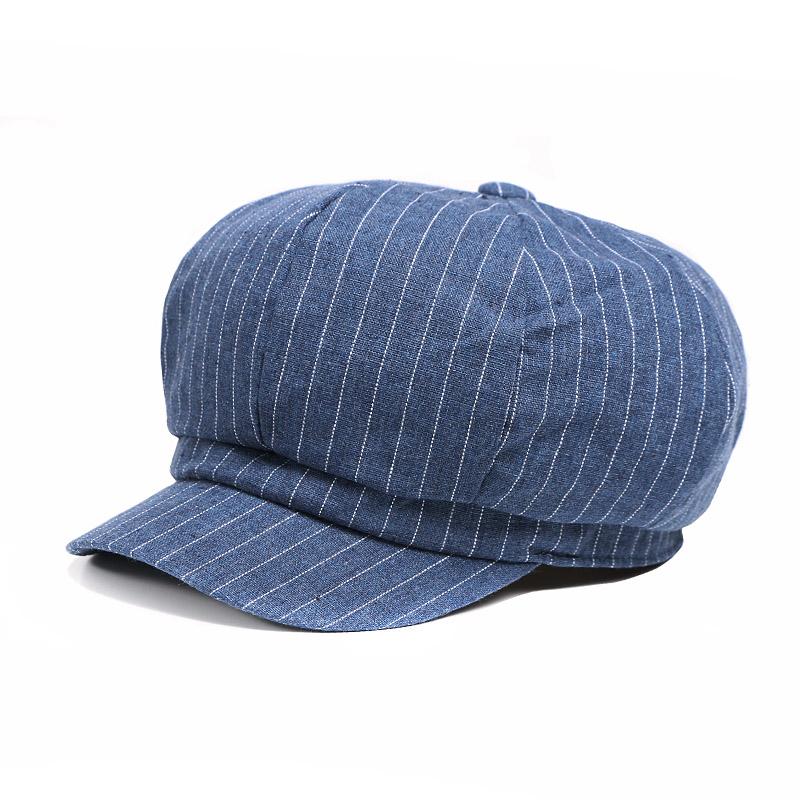 

Cotton Spring Summer Beret Hats For Women And Men Vintage Striped Berets Flat Cap Ladies Casual Hat Gorras Casquette Beret Caps