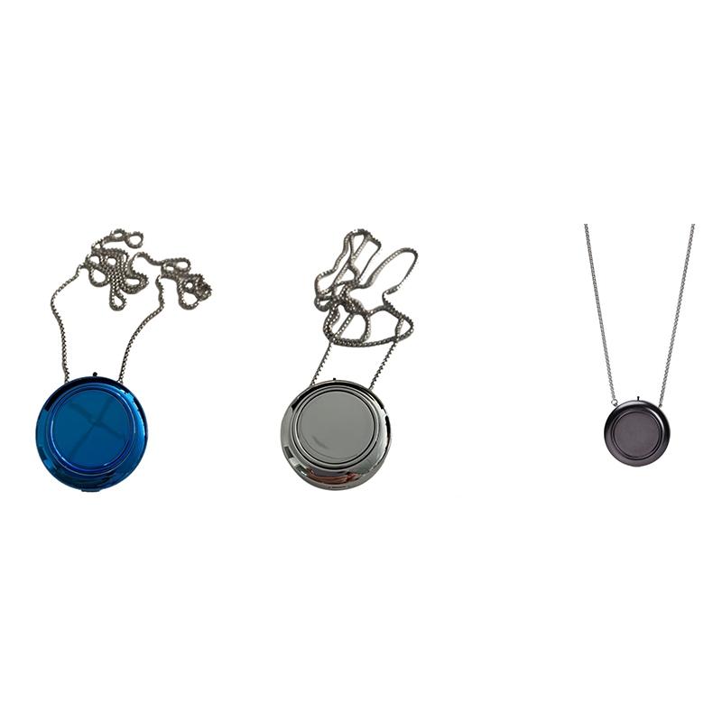 

EAS-Wearable Air Purifier USB Portable Personal Necklace Negative Ion Air Purifier Freshener Blue