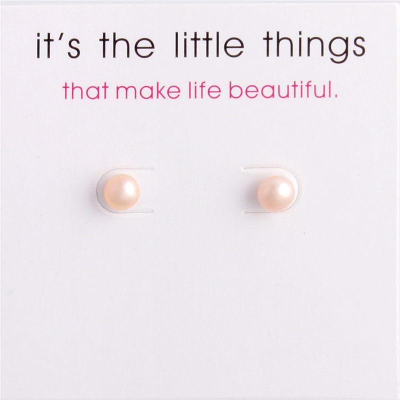 

Stud Elegant Imitation Pearl Bead Earrings For Women Wedding Bride Message Card Jewelry Valentine's Day Gift1