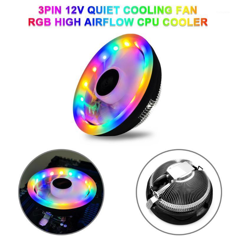 

Portable Laptop Cooler Computer Case Fan 120mm 3Pin 12V Quiet Cooling Fan RGB High Airflow CPU Cooler1