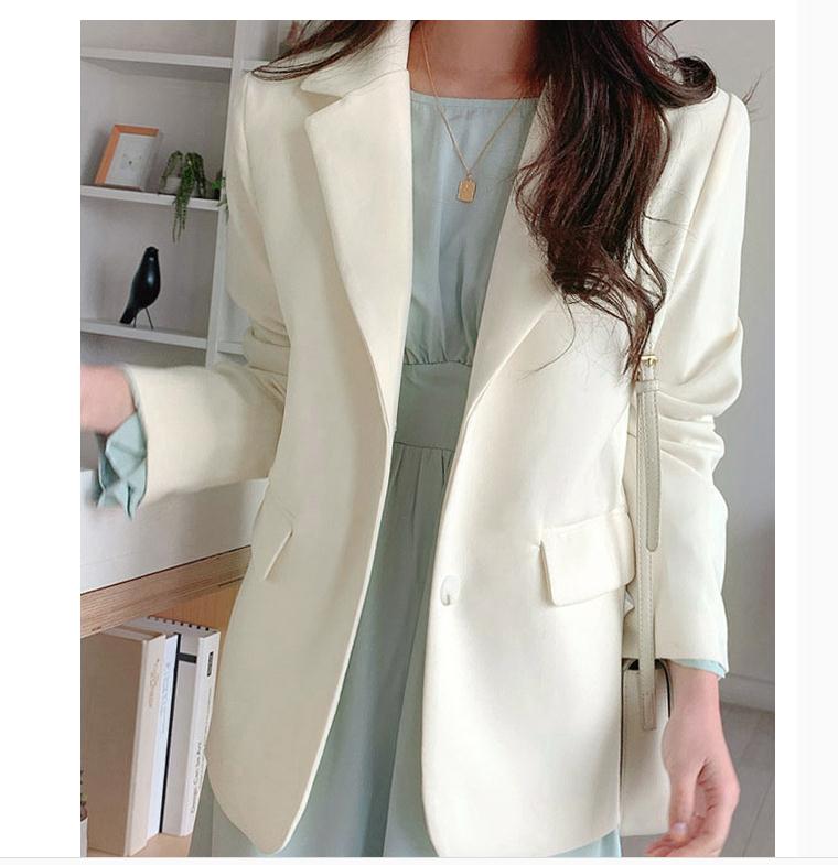 

2021 spring and autumn winter with New style fashion Long sleeve Women' Western-style clothes coat@396, Beige