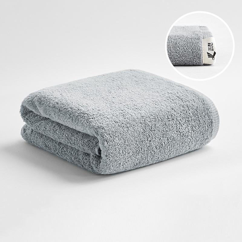 

Wholesale Gift Woven 70*140cm Bath Water Soft Plain Towel 32 Shares Solid Face Cotton Face Towel Cotton, Gy