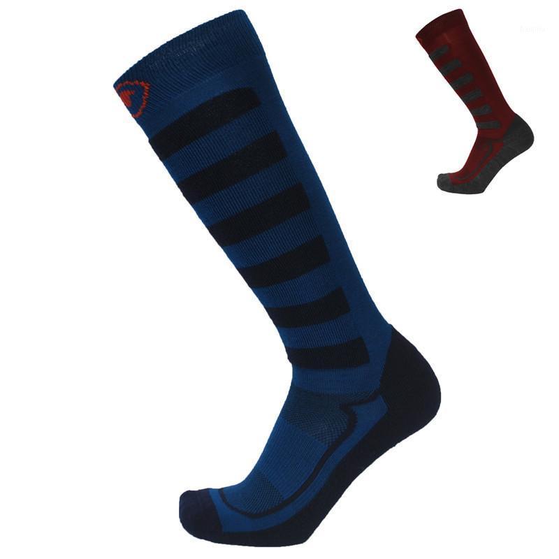 

1 Pair 64%Merino Wool Thick Outdoor Sports Thermo Socks Ski Socks 2 Colors1, Blue