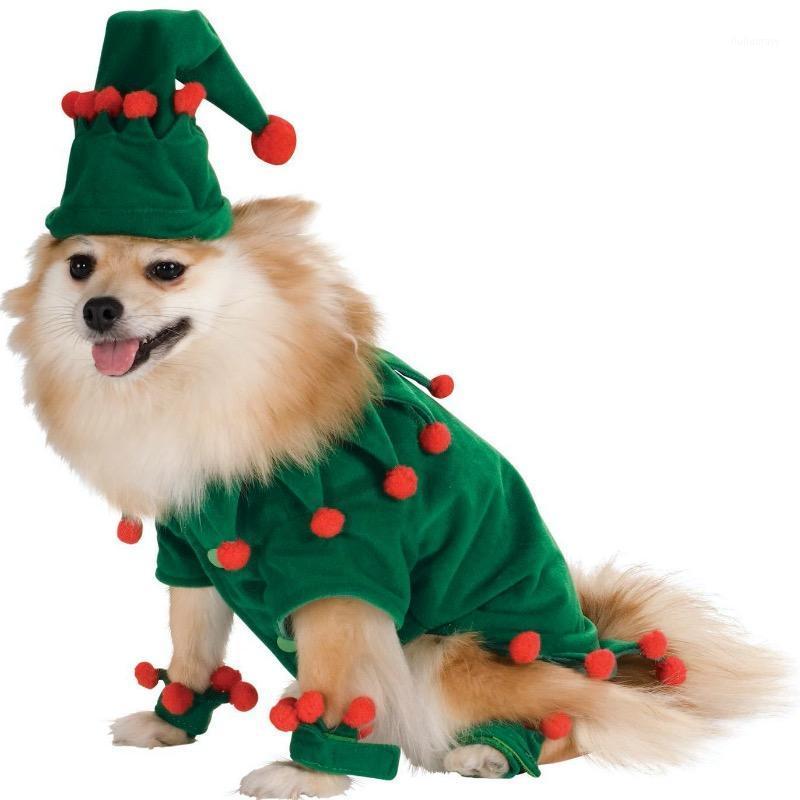 

Dog Clothes Funny Christmas Tree Role Play Pet Jumpsuit Outfit for Small Medium Large /Big Puppy/ Cats1, As pic